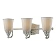 Minka Clairemont Brushed Nickel 3 Light Bath 6453-84
