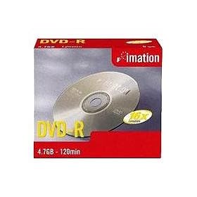 Imation 21977 DVD-R 16x 10pk Slim Jewel Case