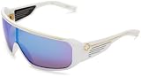 Spy Optic Tron Sunglasses,Matte White Frame/Grey w/Multi Layered Green Lens,one size 3180PvulSGL. SL160 Spy Optic Tron Sunglasses,Matte White Frame/Grey w/Multi Layered Green Lens,one size