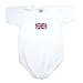 BABY BODYSUIT WHITE FLAG " GREAT BRITAIN " 18 - 24 Months