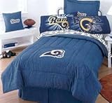 NFL St. Louis Rams - Denim Football Bedding Comforter - Queen Bed