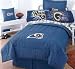 NFL Football St. Louis Rams - 3pc Bed Sheet Set - Twin/Single Size
