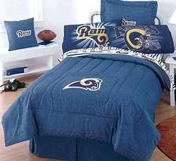 NFL Football St. Louis Rams - 4pc Sheets Set - Full / Double Size