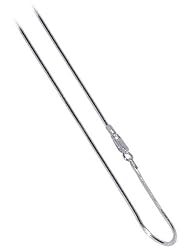 Sterling Silver 1 MM Italian Snake Chain 14" 16" 18" 20" 22" 24" 30" Necklace