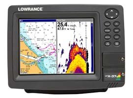 LOWRANCE LCX-37C DISPLAY ONLY NO DUCER NO GPS