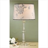 Scarlett Table Lamp with Isodore Shade in Crystal