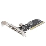 NEC720102 chipset, USB 2.0, 3 external and 1 internal ports