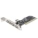 NEC720102 chipset, USB 2.0, 3 external and 1 internal ports