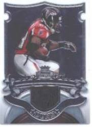 2007 Bowman Sterling #Wd Warrick Dunn - Atlanta Falcons (Piece of Authentic Game-Worn Jersey) (Football Cards)