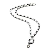 ADVANTUS CORPORATION / DECORATIVE LANYARD ID BADGE HOLDER WITH SNAP HOOK, 30 LONG, SILVER & BLACK / AVT75446 / Sold as 1 Each / Mfr Part # 75446 \*/ DECORATIVE LANYARD ID BADGE HOLDER WITH SNAP HOOK,