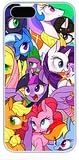 iPhone 5 Case, iPhone 5S Case, Cartoon My Little Pony Famous Protective iPhone 5 5S Case Cover Shock-Absorption Bumper Case for Apple iPhone 5/5S Hard PC White