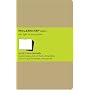 Moleskine Plain Cahier Journal Kraft Pocket: set of 3 Plain Journals