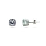 Eve's Addiction Mens CZ Stud Earrings