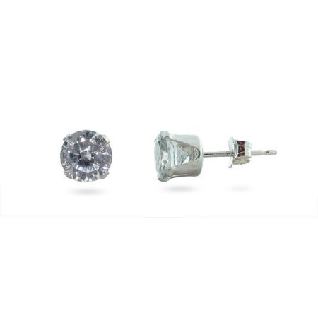 Eve's Addiction Mens CZ Stud Earrings