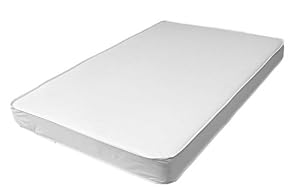 LA Baby 3" Compact Crib Mattress, White