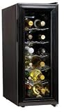 Koolatron WC12G Slim Countertop 12-Bottle Thermoelectric Wine Cellar, Black Koolatron WC12G Slim Countertop 12-Bottle Thermoelectric Wine Cellar, Black