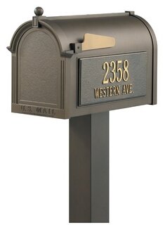 Personalized Premium Mailbox and Post Package