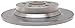 ACDelco Silver 18A1603A (19287375) Rear Disc Brake Rotor