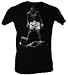 Muhammad Ali ALI OVER LISTON American Legend Heavyweight Boxing Champion Adult Black T-Shirt Tee Shirt, XL