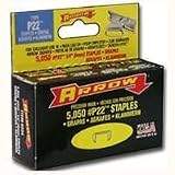 Arrow Fastener 225 5/16-Inch P22 Staples (5,050-Pack)