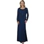 Midnight Blue Formal Evening Dress with Jacket - Mother of Bride & Groom Dress. Mothers Dress Gown. Womens Long Evening Gown by Sean Collection (7279)