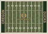 Oregon Ducks 7 8 x 10 9 NCAA Home Field Area Rug