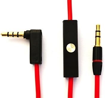 1.2m Replacement Audio Cord / Cable for Apple Beats Solo & Studio 2.0 / HD Headphones with Control Talk for iPhone/iPad/iPod - GOLD PLATED