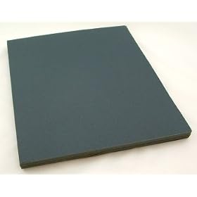Wet or Dry Sandpaper Sheets, Silicon Carbide, 9" by 11", 240 Grit, Pack of 50.
