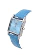 Geneva Platinum Aqua Faux Croc Skin Fashion Watch��