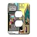 Londons Times Funny Medicine Cartoons - Intents Therapy - Light Switch Covers - 2 plu...
