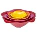 Zak Floral Sculpted 4pc Nested Bowl Set - Assorted Brights