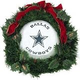 SC Sports Dallas Cowboys 22-inch Fiber Optic Wreath