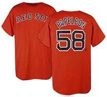 Baseball T-Shirt - Boston Red Sox #58 Jason Papelbon T-Shirt