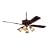 Hunter Ceiling Fans 21898 Covent Garden Fan - Antique copper Victorian Indoor Fan 56"