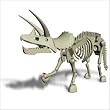 Stikfas Action Figure Kit Triceratops Dinosaur