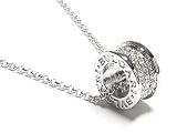 White Gold Plated Designer Inspired Crystal Ring Necklace Jewelry