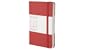 Moleskine Classic Red Notebook, Ruled Pocket