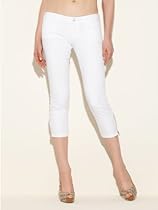GUESS Starlet Skinny Capri Jeans - Optic White