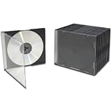 Vact 5.2 mm Slim CD & DVD Jewel Cases 200-pack
