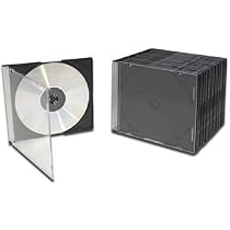Vact 5.2 mm Slim CD & DVD Jewel Cases 200-pack