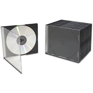 Electronics: Vact 200 Pack Slim Jewel Cases