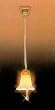 Dollhouse Miniature Tulip Hanging Lamp in White