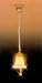 Dollhouse Miniature Tulip Hanging Lamp in White