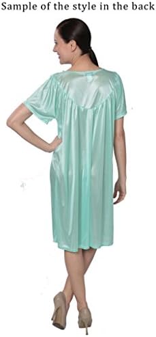 Designed For You Women's Tricot Sleeveless Long Nightgown 027 Pink-Li, Green XL