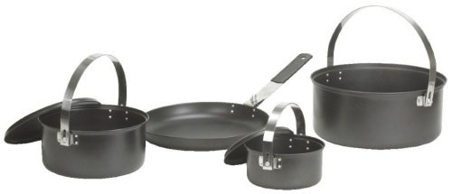 Stansport Non Stick Steel Cookware Set - Black Granite product image