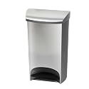 Umbra Metalla 12-Gallon Polypropylene Step Can, Nickel