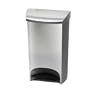 Umbra Metalla 12-Gallon Polypropylene Step Can, Nickel