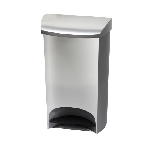 Umbra Metalla Step Can Nickel Finish