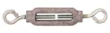 8-32 thds., 3 3/8 Closed, 4 5/8 Open, Midget Turnbuckle, Eye and Eye (1 Each)