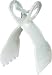 Emsa FIT + FRESH Salatbesteckzange 404414 Good-Version, transluzent